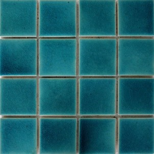 L-Thai Glazed Tile Turquoise Blue